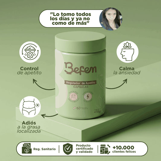 CAPSULAS REGULADOR DE APETITO - BEFEM