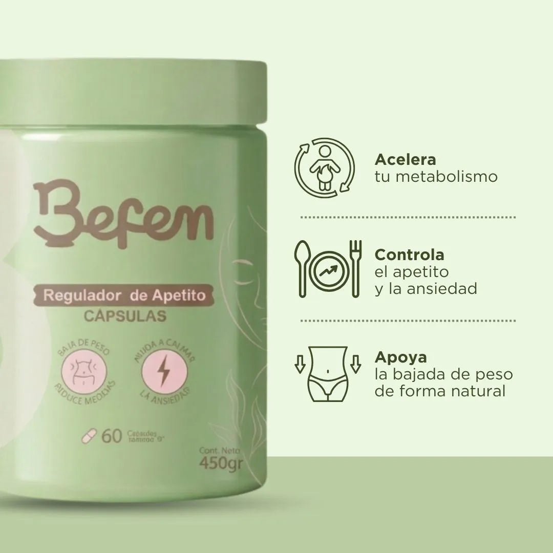 CAPSULAS REGULADOR DE APETITO - BEFEM