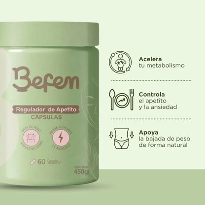 CAPSULAS REGULADOR DE APETITO - BEFEM