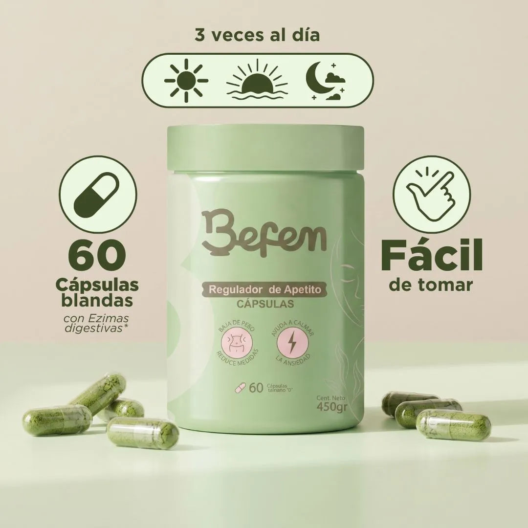 CAPSULAS REGULADOR DE APETITO - BEFEM